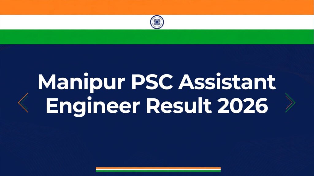 Manipur PSC Assistant Engineer Result 2026