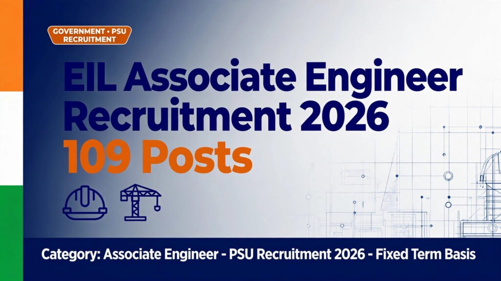 EIL Associate Engineer Recruitment 2026