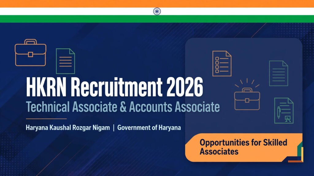 HKRN Technical Associate Recruitment 2026