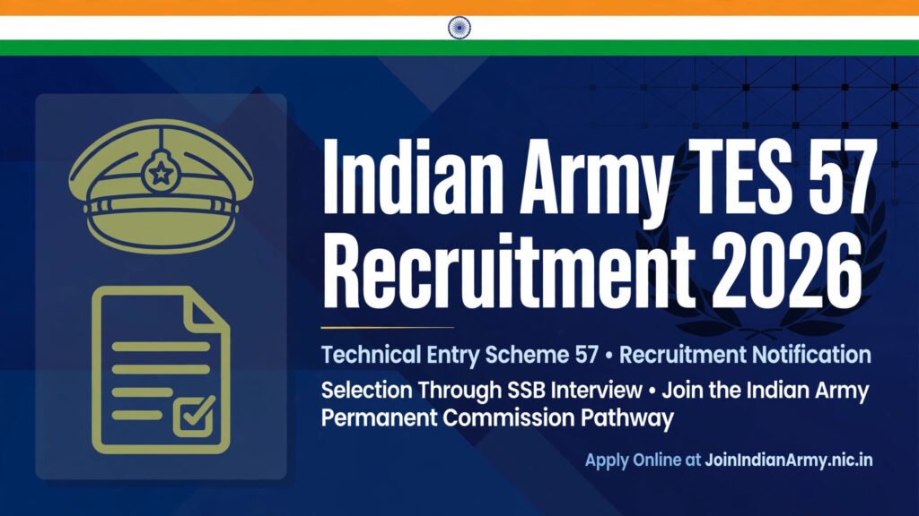Indian Army TES 57 2026