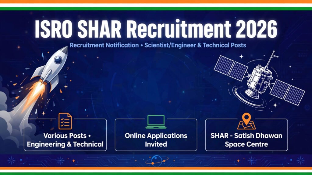 ISRO SHAR Recruitment 2026