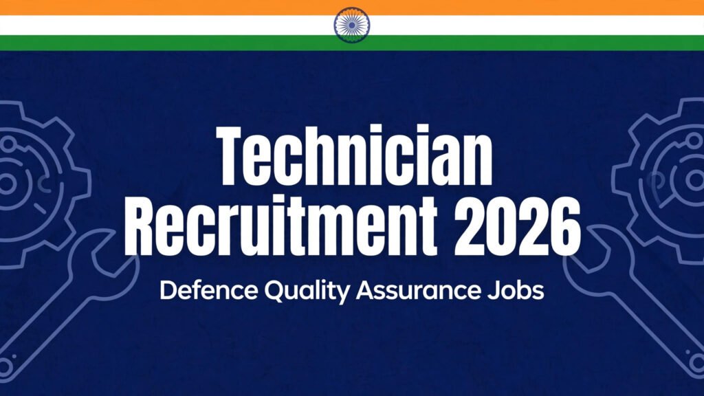 DGQA Technician Recruitment 2026