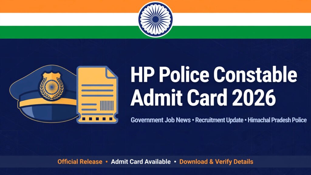 HP Police Constable Admit Card 2026