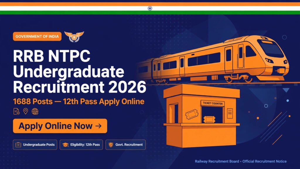 RRB NTPC Undergraduate Recruitment 2026 featured image