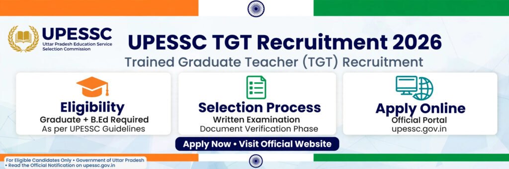 UPESSC TGT Recruitment 2026